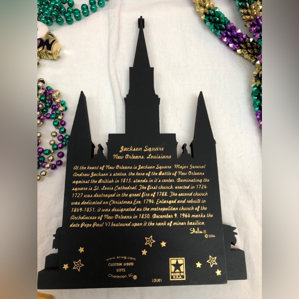 New Orleans, LA., Jackson Square, St. Louis Cathedral Minor Basilica . Souvenir - Picture 12 of 12